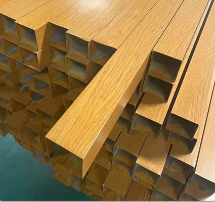 Алюминиевые прямоугольные трубы для труб 2x4 Алюминиевый квадратный проход